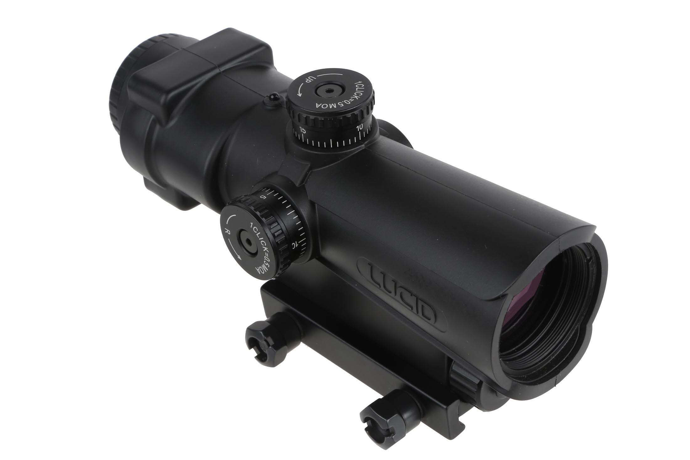 Lucid Optics P7 4X Combat Optic Prism Scope with Illuminated P7 Reticle